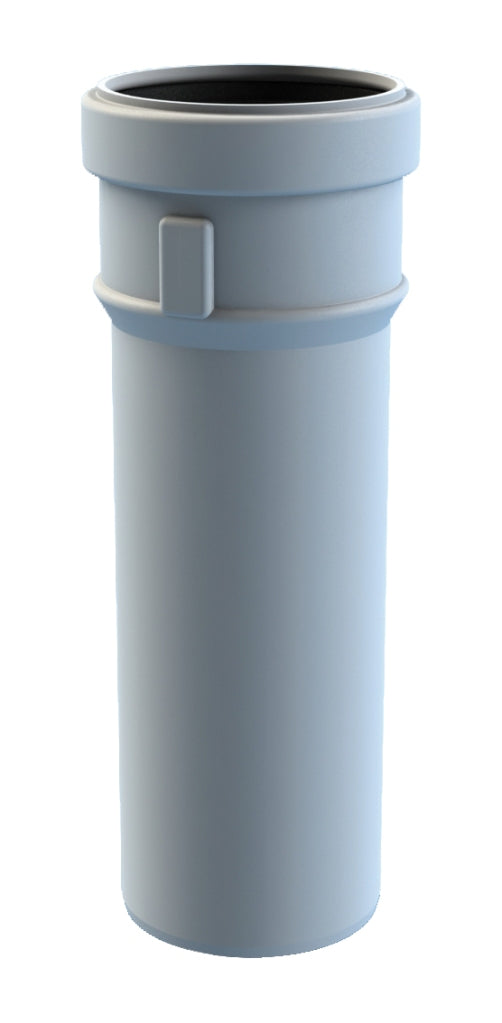 Burgerhout Safe-PP rookgasafvoer pijp 80° 500mm 400453975
