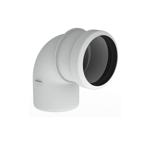 Burgerhout Safe-PP rookgas bocht 80mm 90° 400453992
