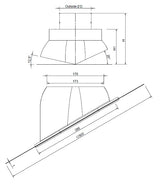 Burgerhout Dakdoorvoerpan lijntekening
lood 500x500 + schaal 400453549 Gratis verzending door heel Nederland vanaf €150,- in de btw Nergens goedkoper dan bij ons | CVketel.nl