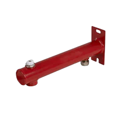 Expansievatbeugel 3-gats rond rood met puntstuk en ontluchter | CVketel.nl