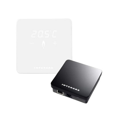 Intergas modulerende kamerthermostaat Comfort Touch wit inclusief gateway-032014 | CVketel.nl 