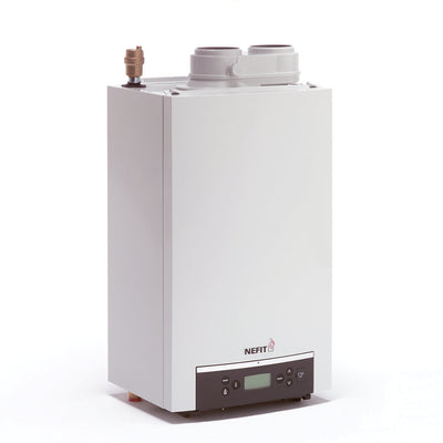 Nefit ProLine NxT HRC 24 HR Combiketel 5,7 - 22,8 kW CW3  7746901850  Zijaanzicht  Nergens goedkooper dan bij CVketel.nl | CVketel.nl 