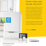Remeha Calenta Ace 40L CW6 7649965  Remeha Connect ✔24 liter/min bij 40°C ✔11 liter/min bij 60°  ✔35,9kW vermogen ✔Gratis verzending NL vanaf €150,- | CVketel.nl
