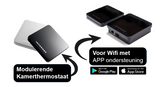 Intergas modulerende kamerthermostaat Comfort Touch zwart inclusief gateway 032024